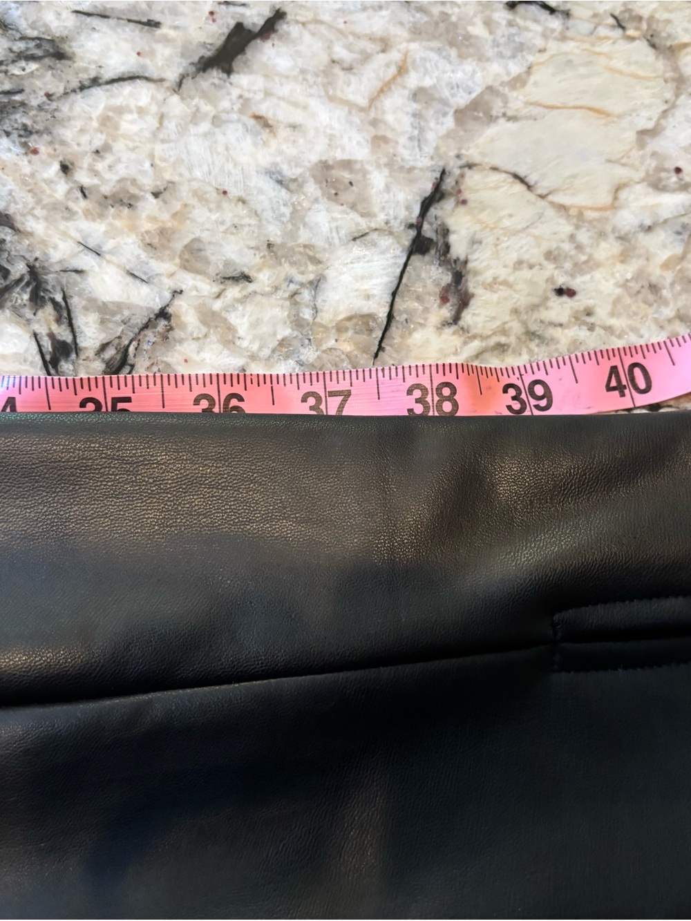 Women’s Black Faux Leather Leggings only used once great for a 50’s costume too